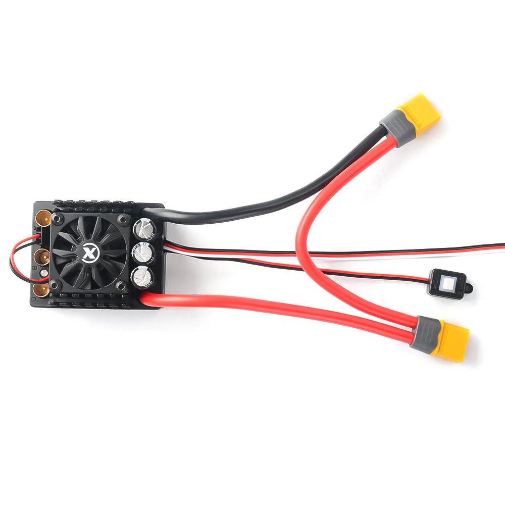 XC-ESC C8 160A Brushless ESC Support 3S~6S Lipo Battery For 1/7 1/8 RC Model Car Desert Truck Monster Truck Buggy Accessories