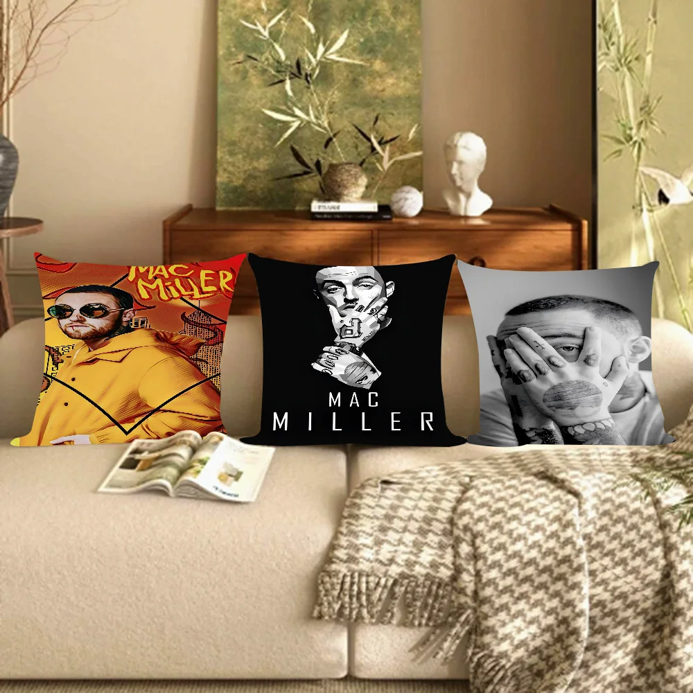 

Rap Singer M-Macs M-Millers Swimming Cushion Cover Pillowcase Upholstery Sofa Throw Pillow Home Decor Pillowcas