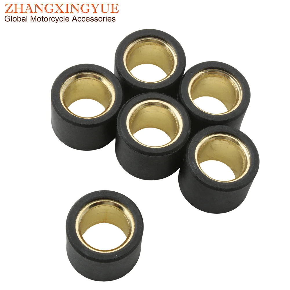 6PC Variator Roller 13g Weights 21x17mm For Piaggio 125 Beverly Tourer Eu3 Carnaby Mp3 Ie Touring X Evo X7 X10 125cc 842870