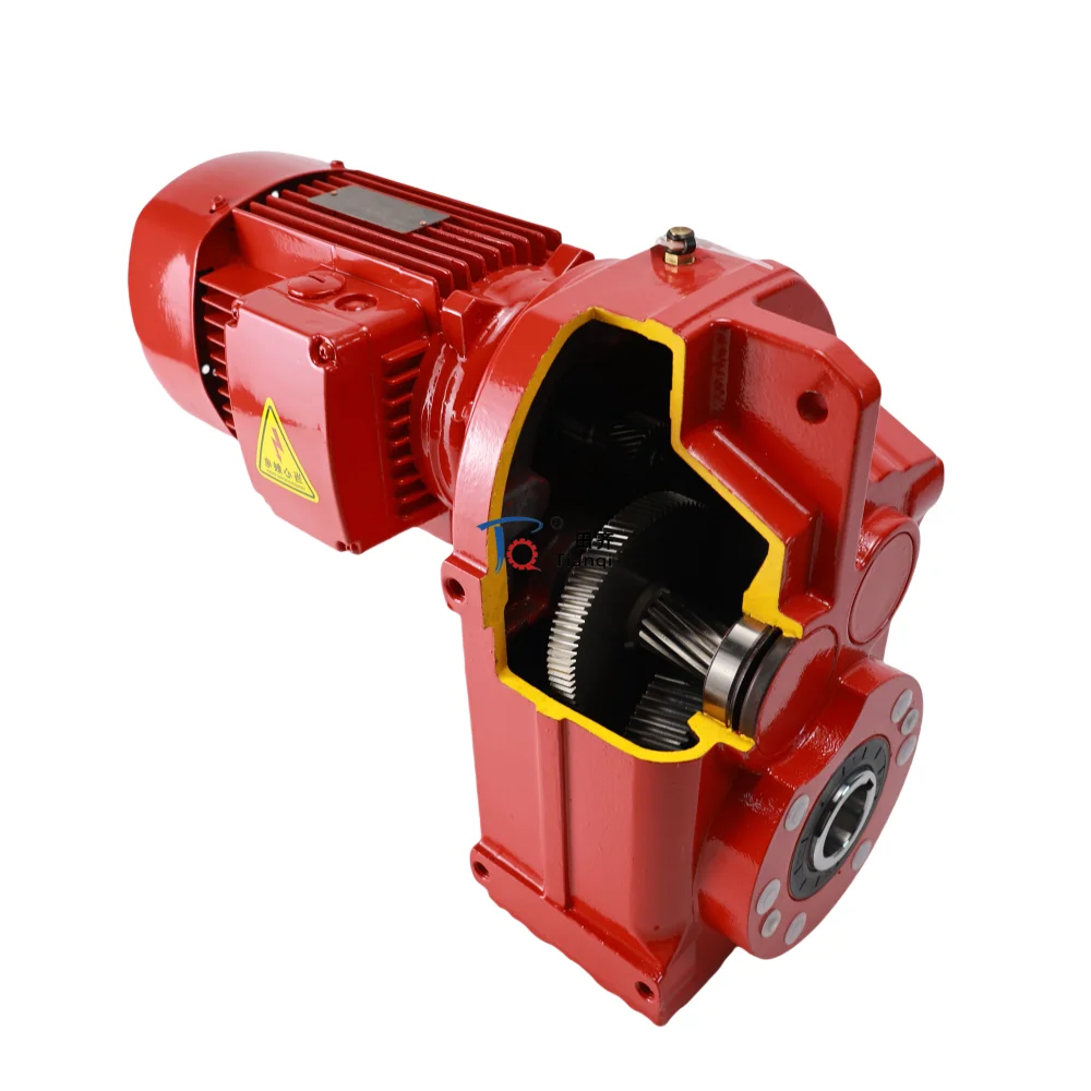 New Original F Series Parallel Shaft Helical Gearmotors Gearbox 0.18kw 0.25kw 0.37kw 0.55kw 0.75kw F47 FA47 FF47 FAF47