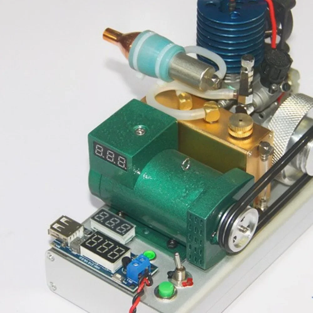NF Methanol Engine Model 12 Stage Miniature Modified Generator Electric Start Digital Display Methanol Engine Model