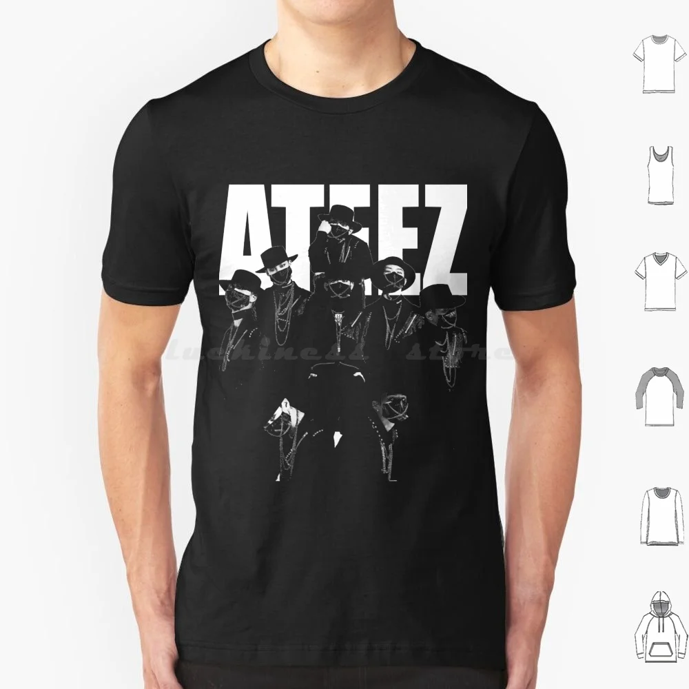 Ateez Essential T Shirt 6xl Cotton Cool Tee Ateez Essential