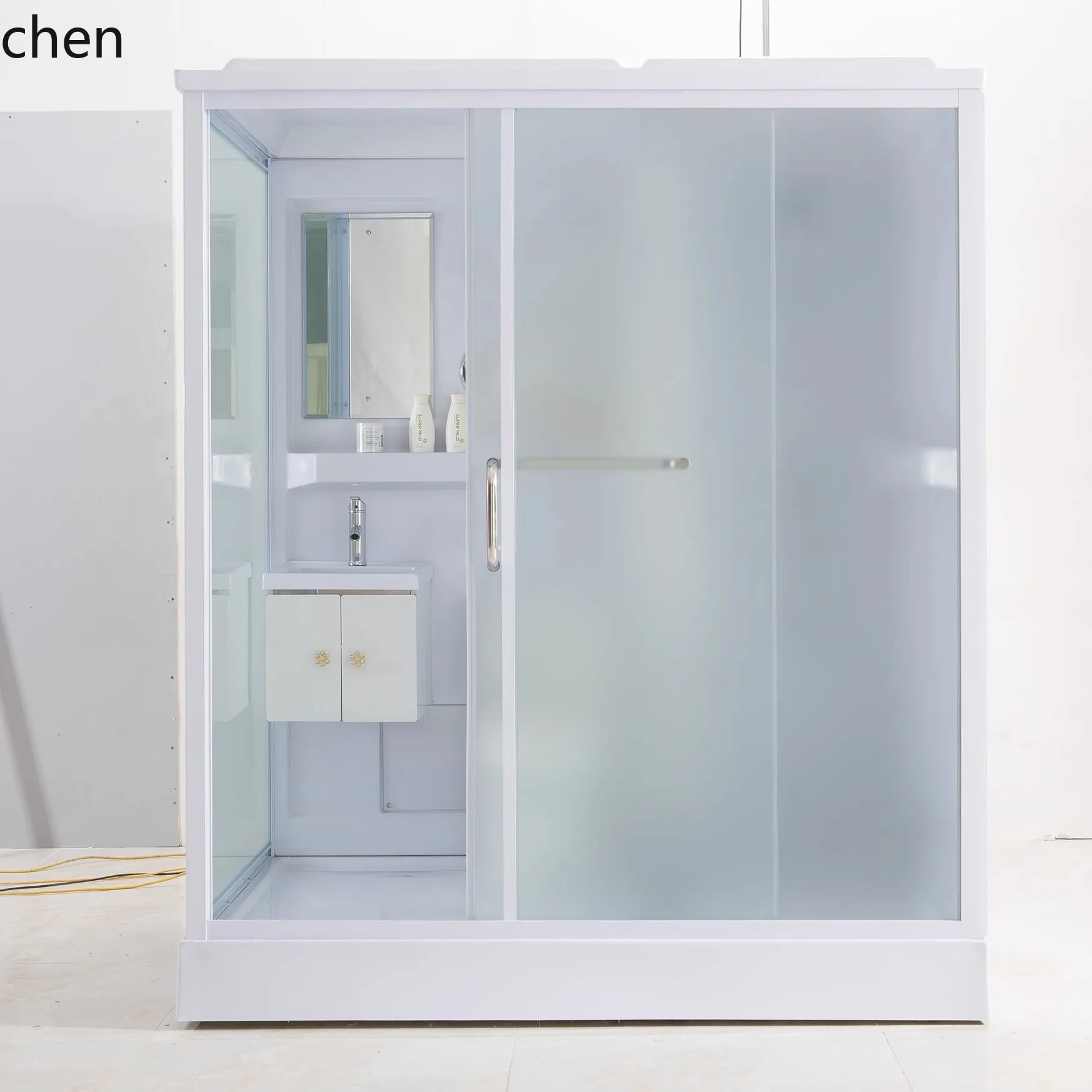 

HXL shower room integrated bathroom thickened integrated with toilet bath dry and wet separation