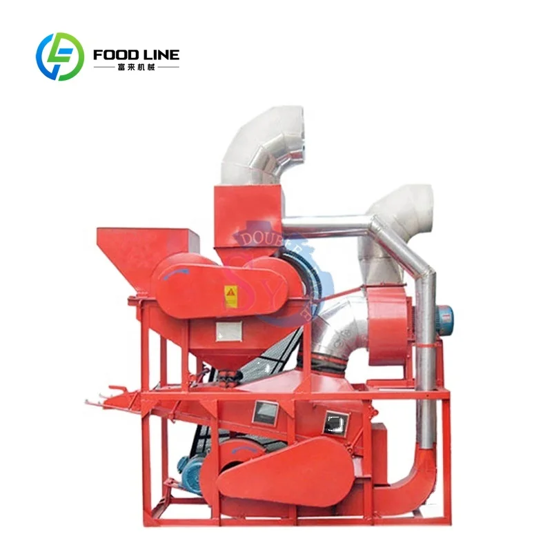 Customized Low Consumption and High Efficiency Peanut Cleaning and Shelling Machine Peanut Seed Shell Remover Machine