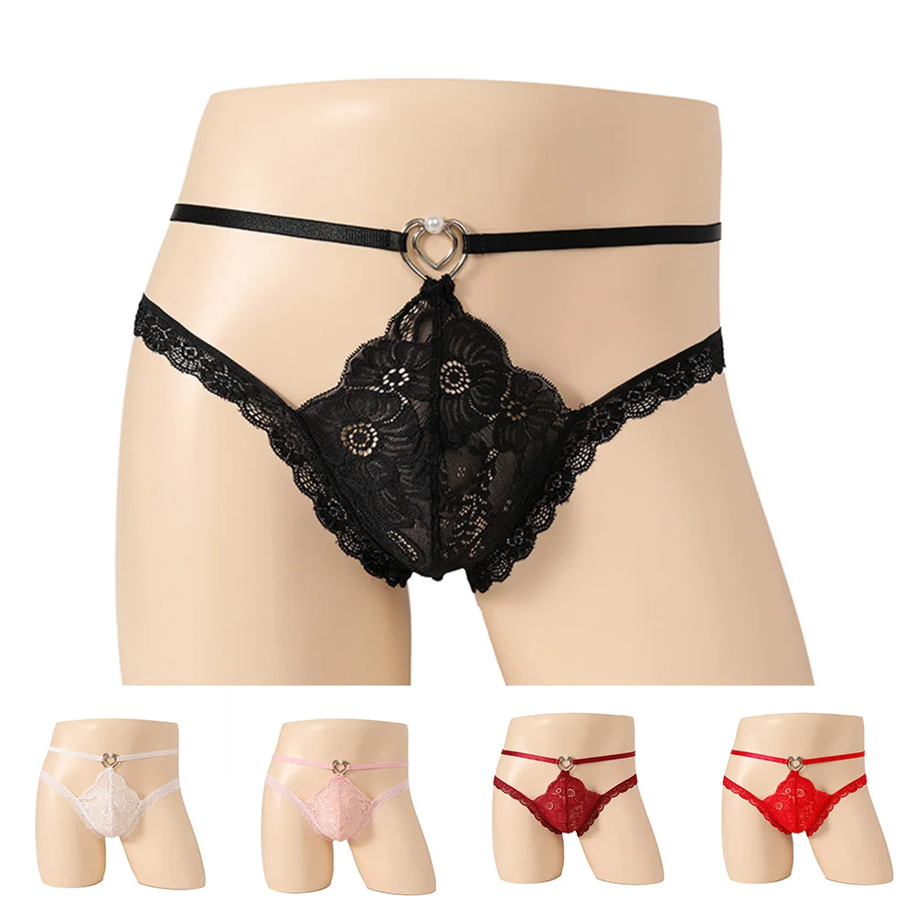 Celana dalam pria seksi, celana dalam pria seksi, Lingerie rantai permen, celana dalam Thong pria, pakaian dalam Gay, celana dalam nyaman