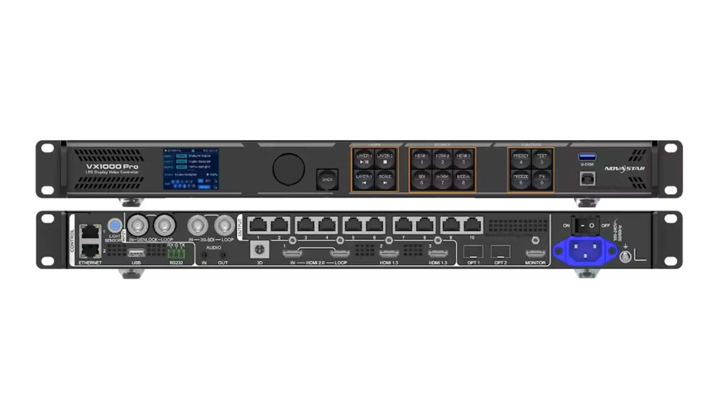 Novastar VX1000 Pro LED Video Processor for Outdoor Indoor Rental LED Video Wall Screen view 2