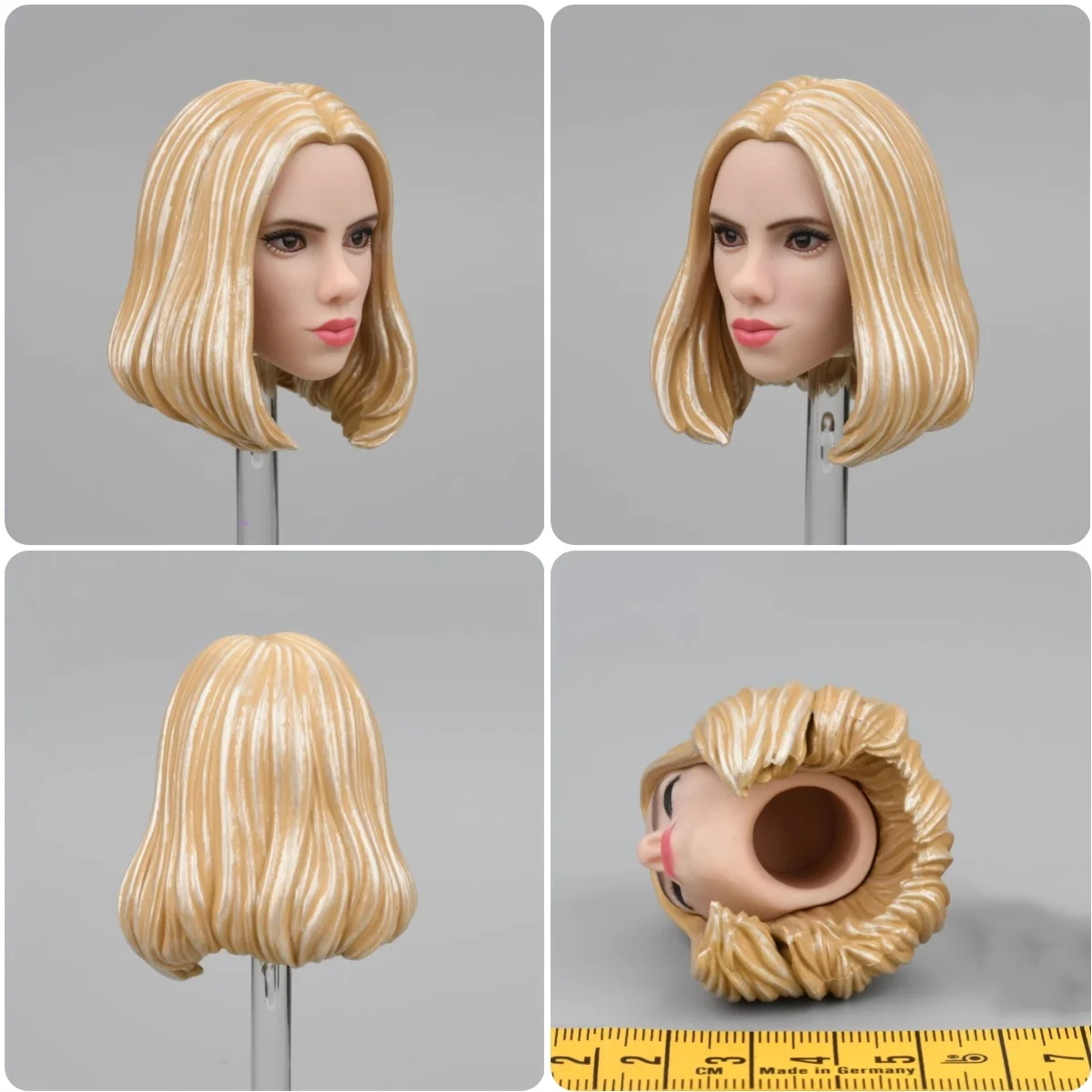 

1/6 Female Kingdom Memories Nurse Vivid Head Sculpt Carving PVC Material Necklace For 12" Slim Doll Figure DIY DAMTOYS GK004MX