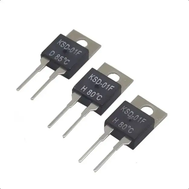 【5-3PCS】KSD-01F Temperature Switches TO220 Normally Open H and Normally Closed D 0 Degrees -150 Degrees