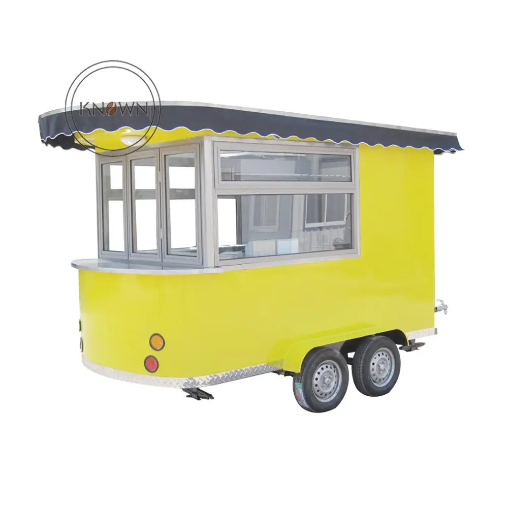 Caminhões de comida de concessão OEM, reboque de comida móvel, lanche de caminhão de comida