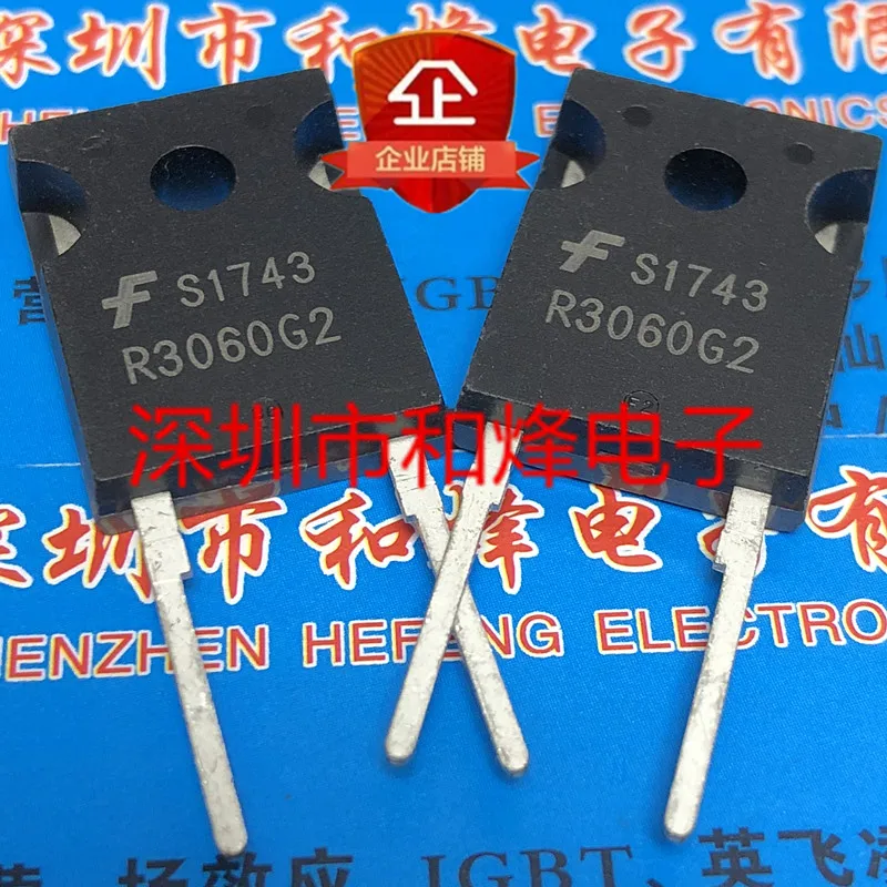 Free shipping   R3060G2 ISL9R3060G2TO-247-2 600V 30A      10PCS