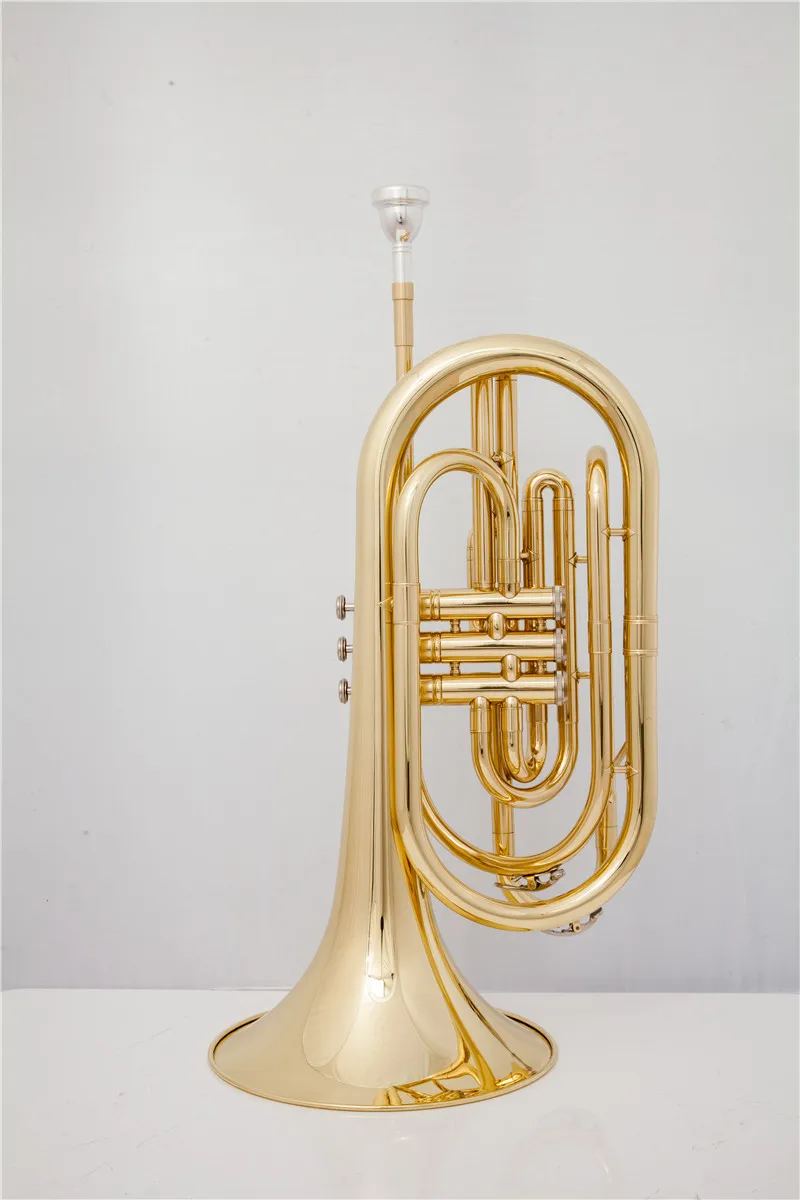 Professional Grade Trombone Bb Alto Trombone Alloy Band Instrument Descending B-KEY Marching Trombone