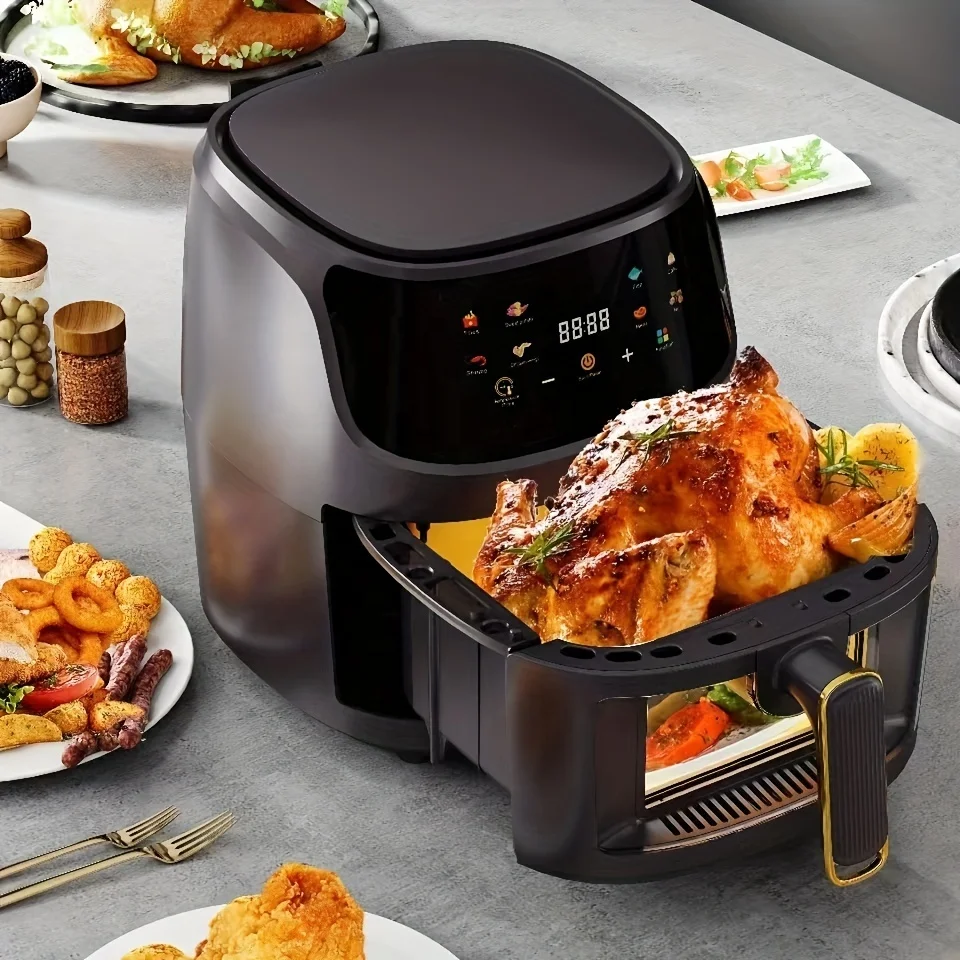 6l Best Hot Sale Electric Deep Air Fryer non-stick cooking pot digital Over heating Protection Function Smart Air Fryers