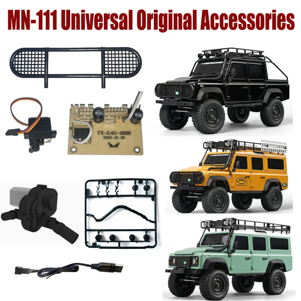 MN-111 remote control car universal original accessories suitable for MN-111 Unimog model