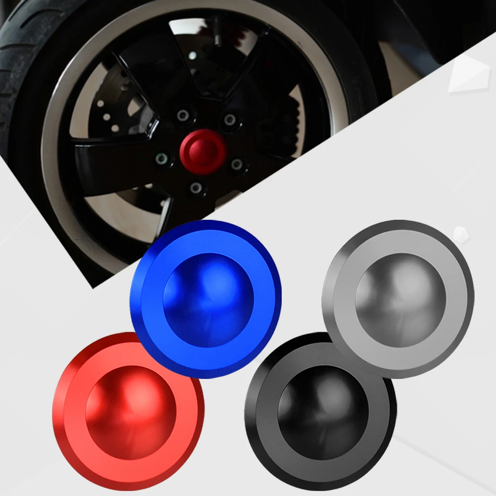 

For GTS 300 GTS300 GTS250 150 250 300IE Scooter Front Wheel Center Hub Cover Hubcap Protection Aluminum Decoration 1PC