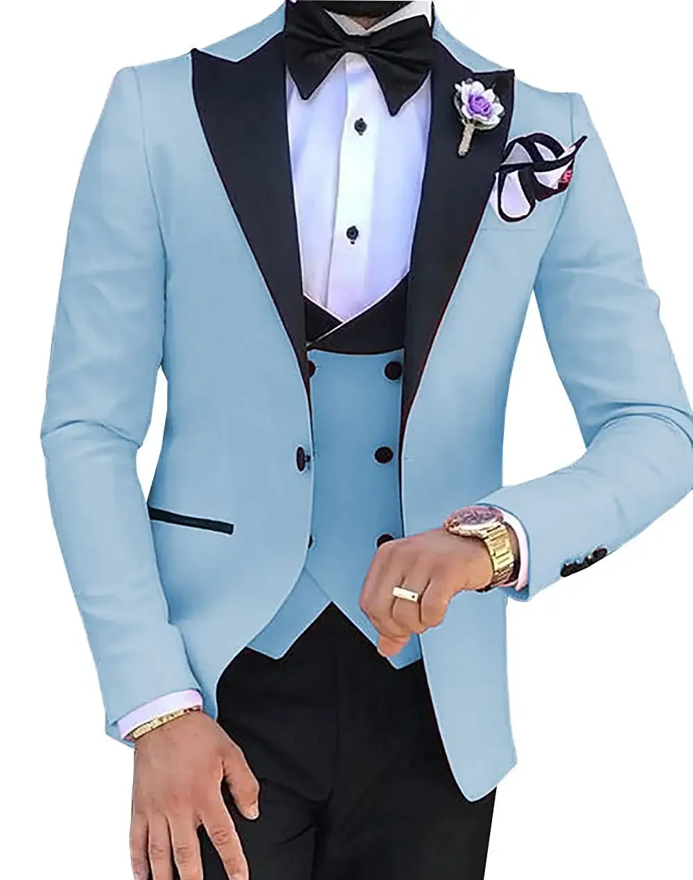 2024 hommes 3 pièces costumes pour hommes sur mesure marié garçons d'honneur Tuxedos mariage hommes costume Terno Masculino (veste + pantalon + gilet)