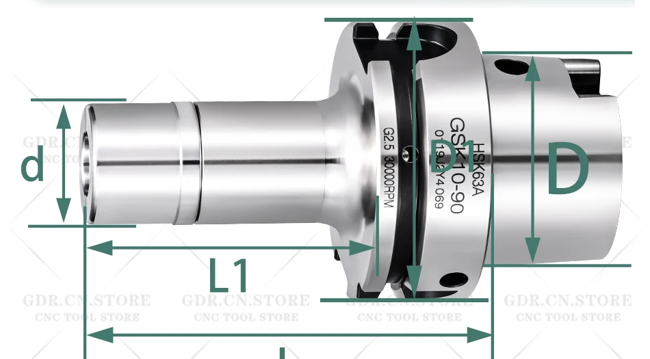 GDR HSK HSK63 HSK63A SK GSK Hochgeschwindigkeits-Werkzeughalter Spannzange SK06 SK10 SK13 SK16 SK20 SK25 SK Spannzangenfutter Werkzeughalter Halterung Werkzeug – Detail 13