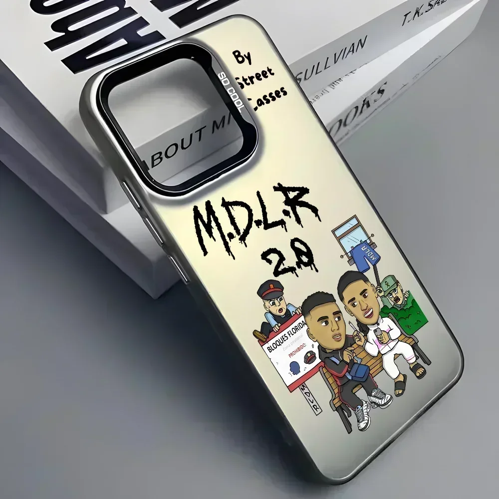 M-Morad MDLR Morad04 funda de teléfono para iPhone 16e 16 15 14 13 12 11 mini Pro Max X XR XSMAX 8 7 Plus cubierta trasera mate anticaída