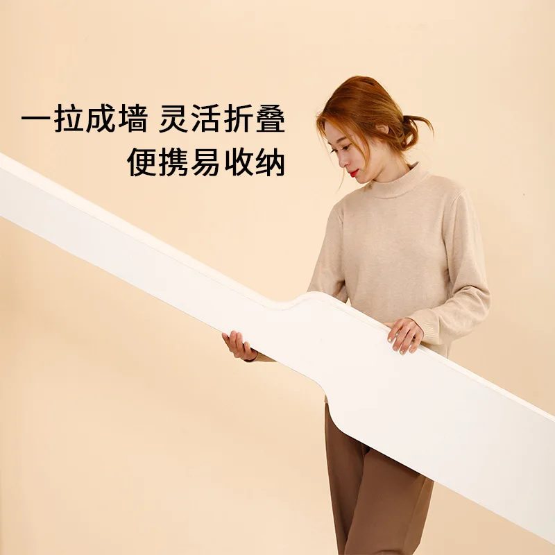 Paper screen partition living room entrance office room bedroom folding mobile live stream background wall multi-function