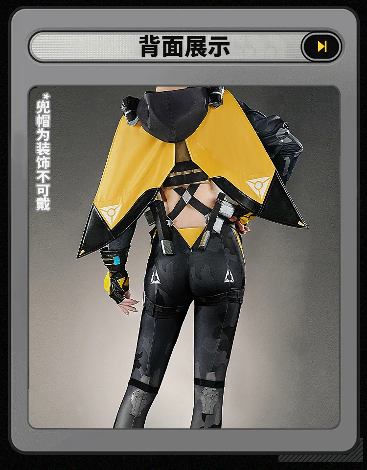 2025 ZZZ جديد الزناد تأثيري حلي هالوين عيد الميلاد لعب الأدوار حفلة كوميدية S-XXL Zenless منطقة صفر مشبك شعر مخصص