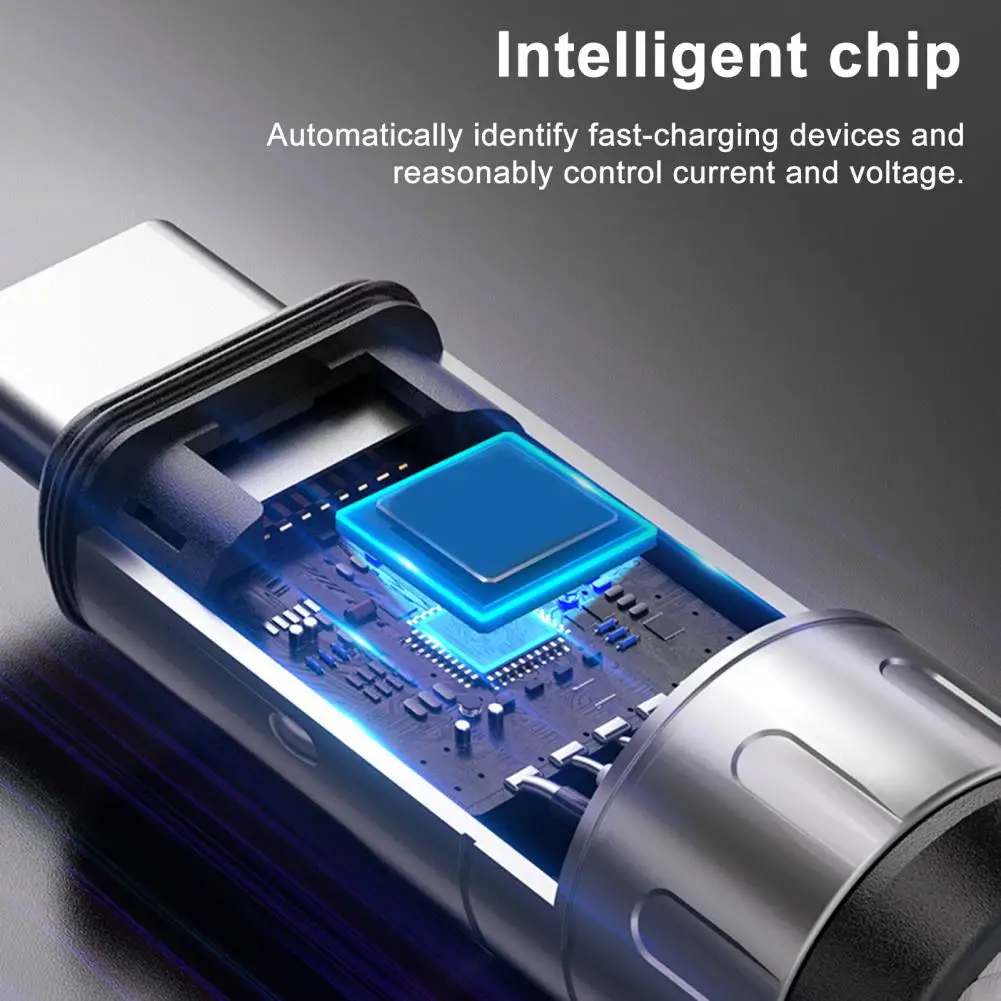 Fast Charging Usb C Cable Type C Data Cable 240w Usb-c Fast Charging Cable 2-in-1 Wearable Bracelet Lanyard for Smartphones