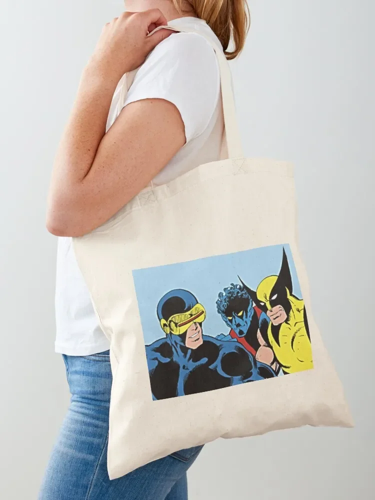 

retro x-men Tote Bag tote bag canvas tote bags Women's beach bags