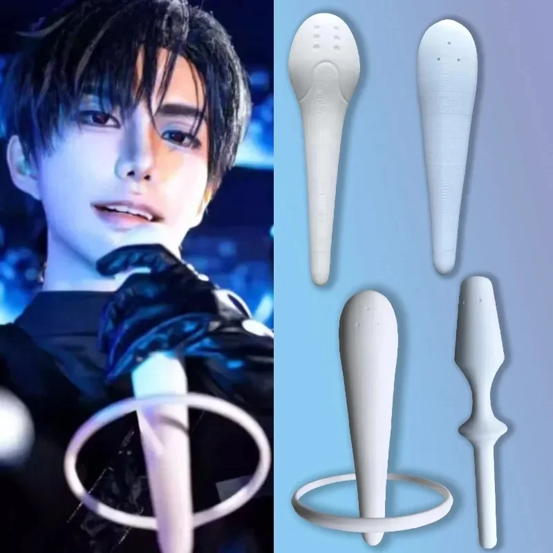 

Cosplay Alien Stage Mizi Sua Luka Till Cosplay Microphone Model Prop Xmas Roleplay Party 26CM Ruler of my heart Stage Props