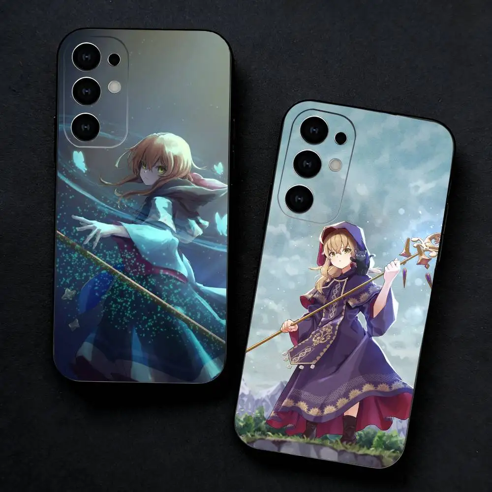 

S-Silent Witch M-Monica Phone Case For Samsung S25,S24,S23,S22,S21,S20,Ultra,Plus,FE Black Soft Cover