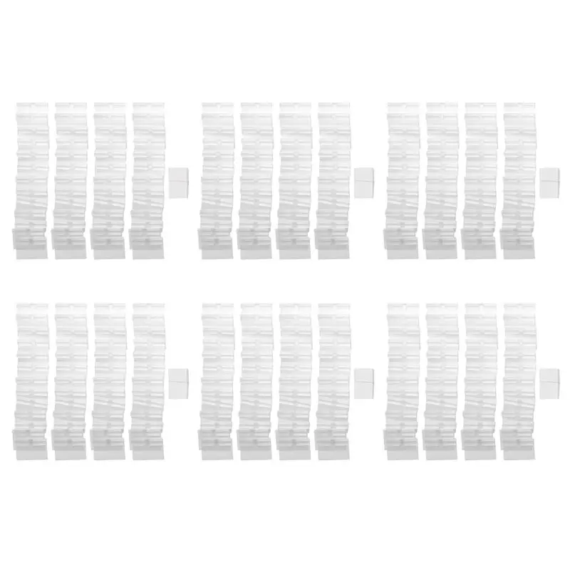 ABJN-300Pcs Clear Plastic Label Holder Price Tag, Shelf Label Clip Removable Label Holder For Storage Bins Basket Labels