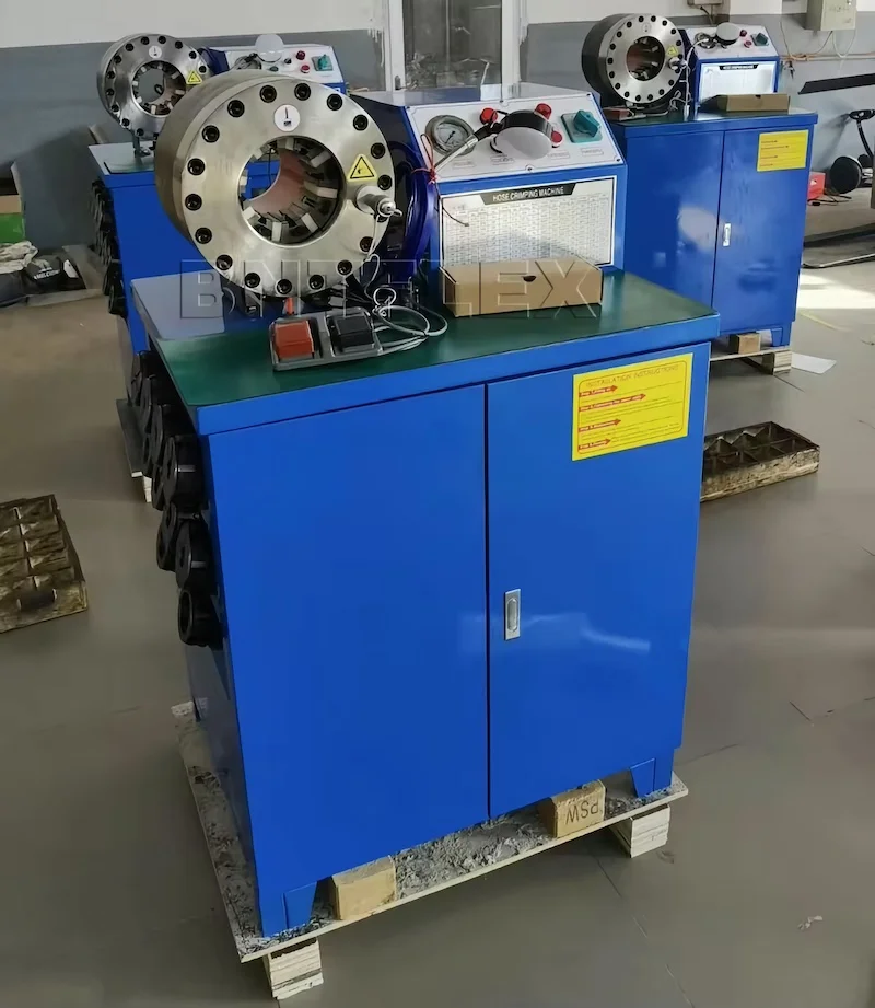 Quick dies tool break high accuracy rubber hose crimping machine