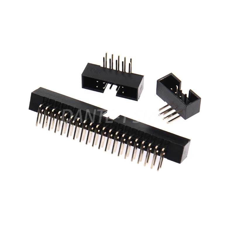 Simple horn bent pin 2.0mm pitch connector JTAG socket IDC3-8/10/20/30/40/50p