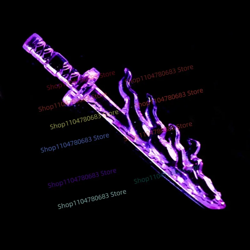 MOC 블록 미니 블록 피규어 만화 애니메이션 액세서리 무기 유령 칼 장식 모델 장난감 선물