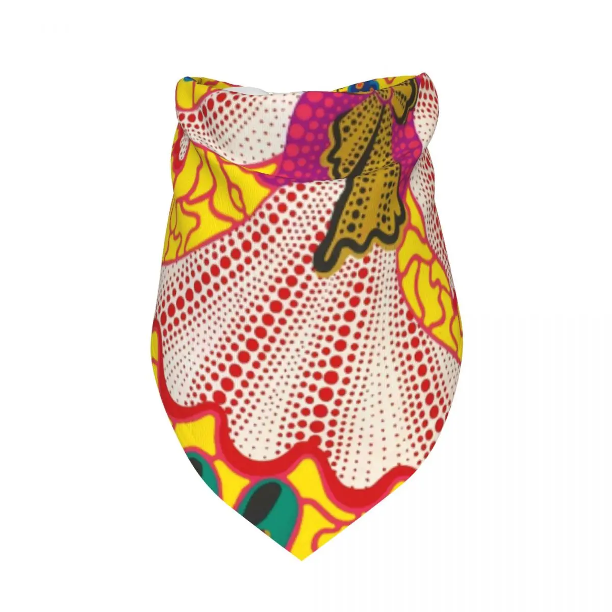 Yayoi Kusama Artist Pet Triangle Bibs Dogs Cats Scarf Neck Decor Thin Funny Happy Japanese Art Pet Bandana Pet Accessories