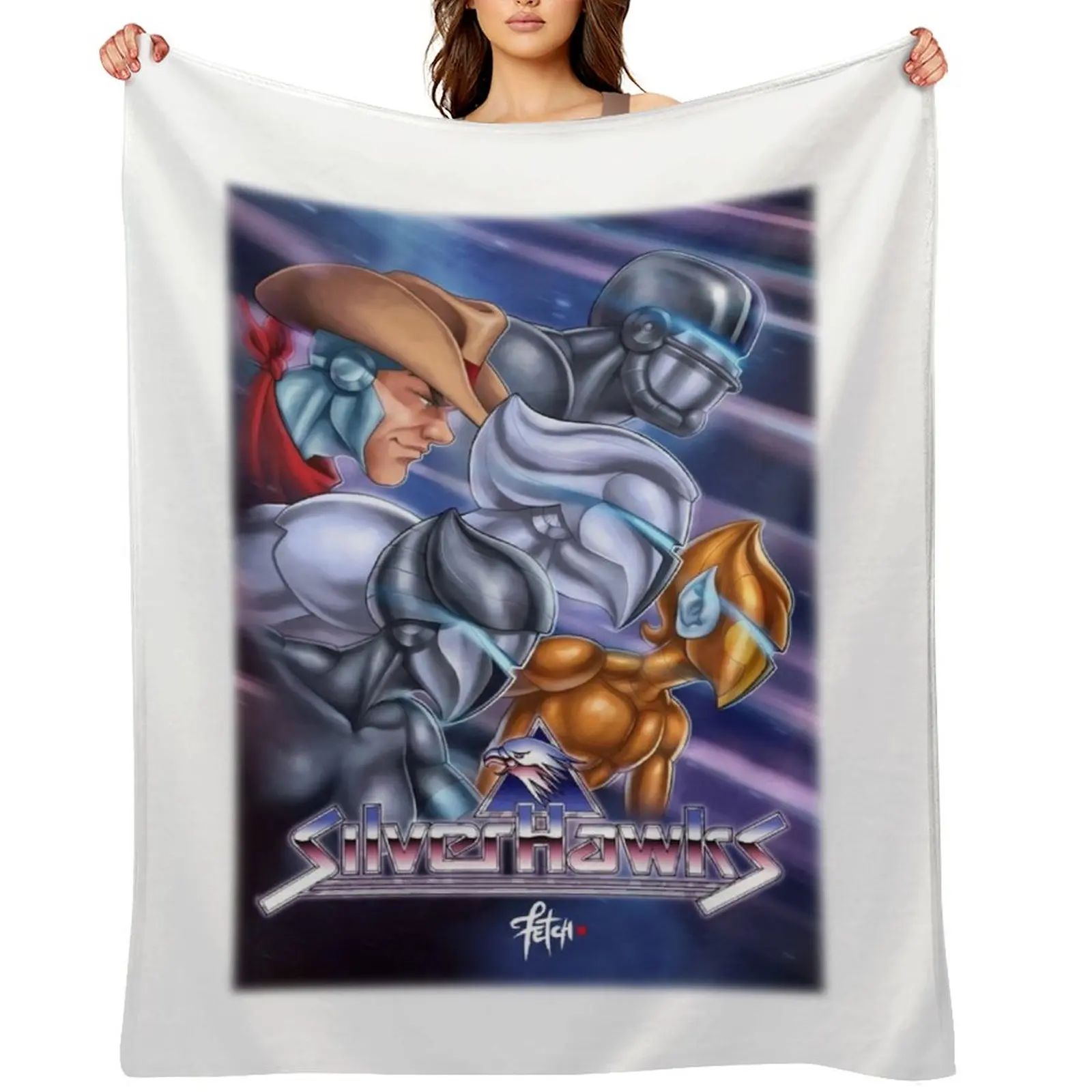 

Silverhawks Throw Blanket Blankets For Sofas Softest Soft Plaid Bed linens Blankets