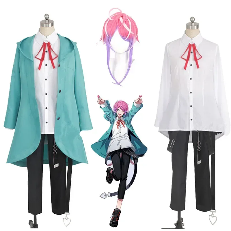 Amemura Ramuda Division Rap Battle DRB Cosplay Costume Hypnosis Microphone MC NAME Easy R Uniforms And Wigs Halloween Carniv B12