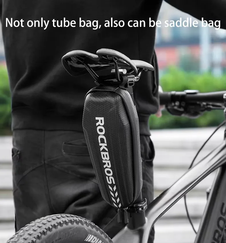 ROCKBROS Fahrrad-Oberrohrtasche mit Hartschale, Wasserdicht, Stabil, für Mountainbikes, Rennräder und Falträder, Fahrradausrüstung – Detail 12