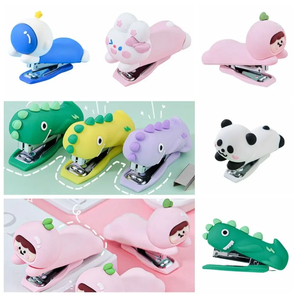

Используйте 10. # Скобы Степлер Панда/Астронавт/Динозавр Мини Портативный Длинный Степлер Экономия труда Легкий ручной инструмент для переплета