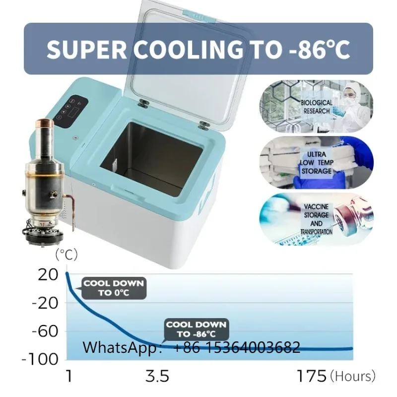 

Medical Ultra Cold Car -86 Degree Portable Storage Freezer for Sale