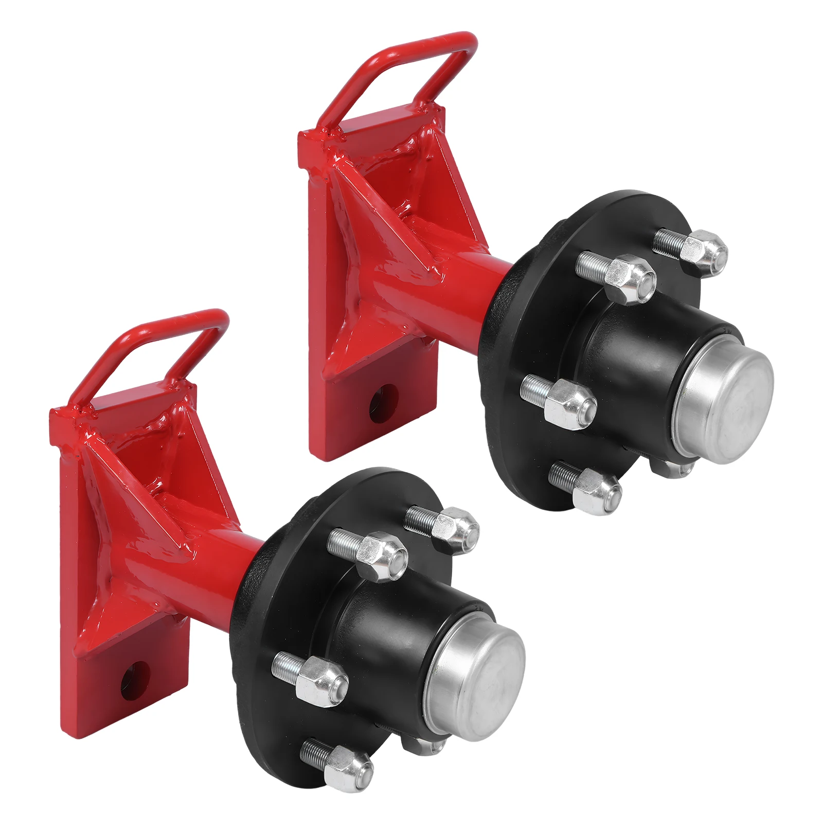 

2 Set of Shipping Container Wheels Kit W/ 6Lug with Ratchet Tie 22000LBS Capacity for Moving 20ft-40ft Empty Containers