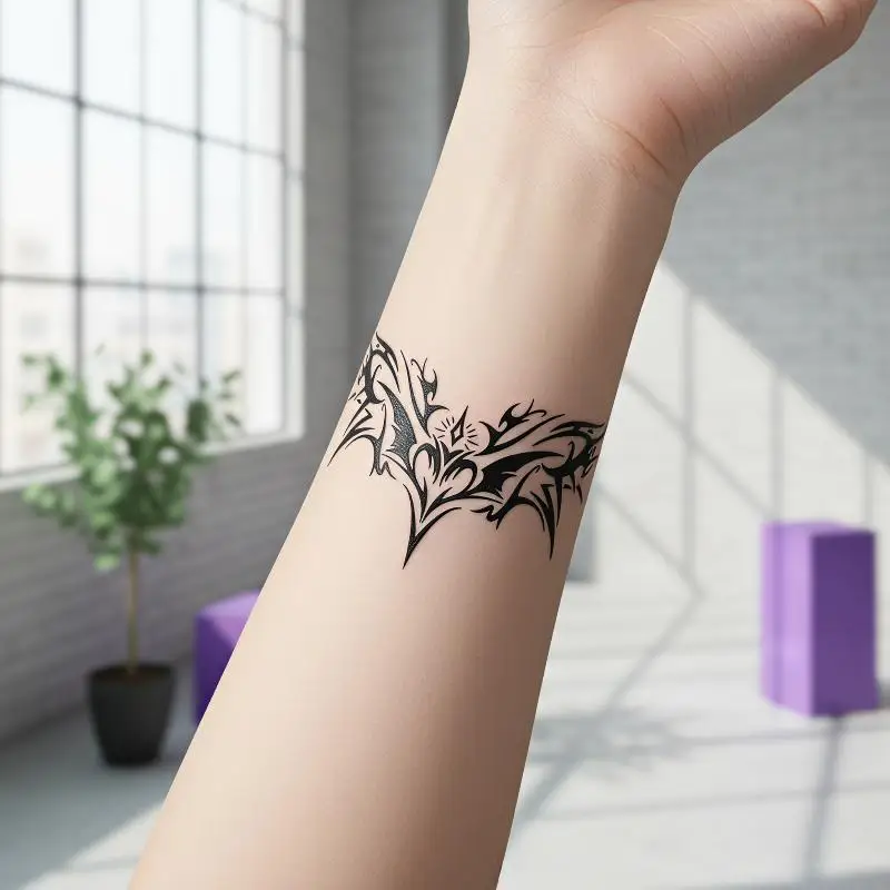 1pcs Charming Waterproof Tattoo Stickers Long Lasting For Girls Belly Chest Back Waist Body Painting Decoration