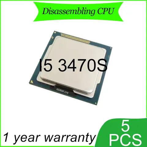 INTEL 5 PCS disassembly processor i5 3470s 2.9GHz 4 core 4 thread CPU processor 6M 65W LGA1151