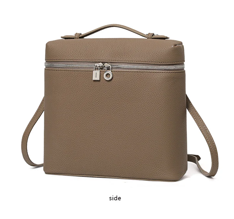 Hochwertiger Lederrucksack für Damen, Neues Modell 2026, Modische Große Echtledertasche für Pendlerinnen – Detail 10
