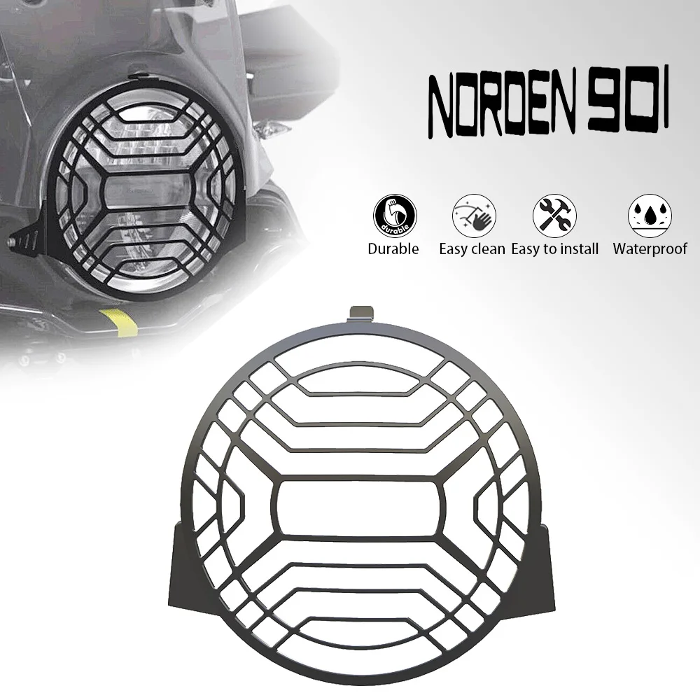 For Husqvarna Motorcycle Norden901 Accessories Head Light Guard Protector Cover Protection Grill NORDEN901 2022 2023 Headlight