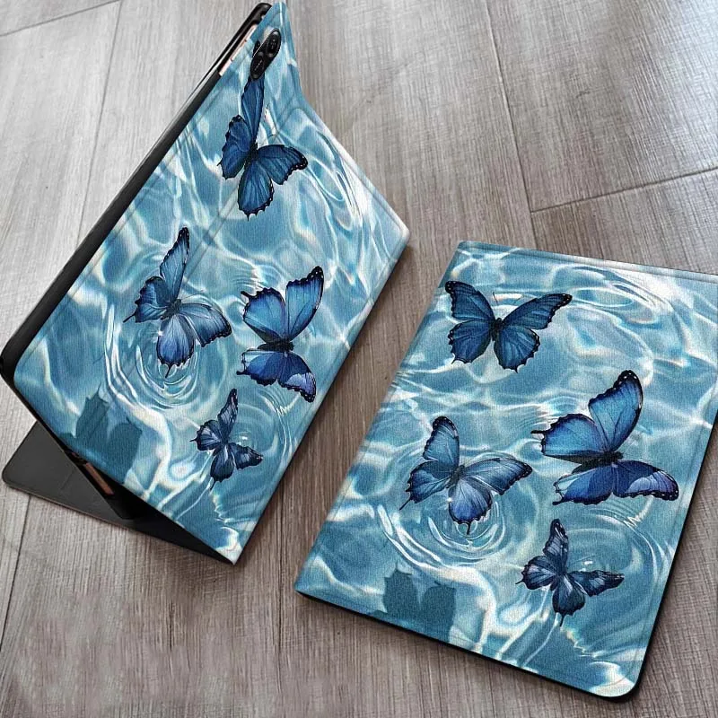 نمط فراشة جميلة ل MediaPad MatePad Air SE Pro M6 M5 M2 T10s T5 10 11 12.6 11.5 12X10.8 بوصة 10.1 حافظة كمبيوتر لوحي