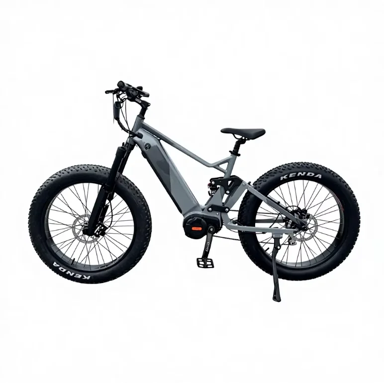 48V 1000W 17.4Ah Mountain Electric Bicycle Super Power mid Drive Motor 26'x4.0 Fat Tire Ebike for Outdoor Adventures image 2