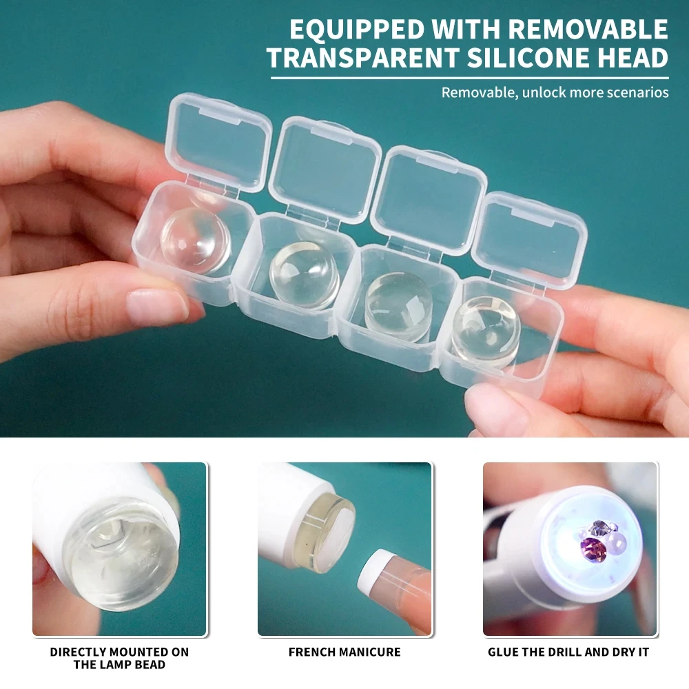 Tragbare Nagel-UV-LED-Lampe und LED-Licht-Stützsockel, wiederaufladbar für Nägel, Gel-Nagellack, trocknende UV-Lampe für Nägel, Kunst-Schreibtischständer