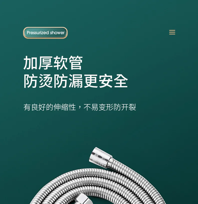SUS 304 Steel Shower Head Image 14