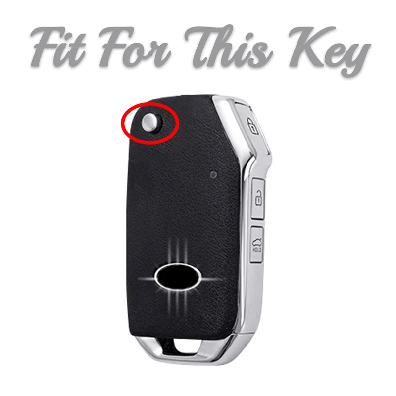 TPU Car Remote Flip Key Case Cover for Kia Sportage Ceed Xceed Sports K5 Seltos 2019-2023 Shell Holder Fob Accessories