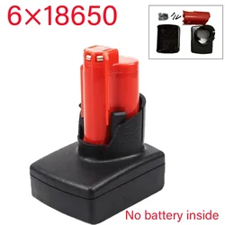 PCB Circuit Board Shell M12 Battery Plastic Case for Milwaukee 12V 10.8V 3.0Ah 6.0Ah 9.0Ah 48-11-2411 Li-ion Battery Box Housing