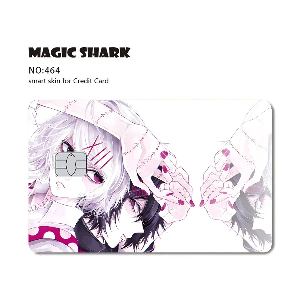 Tokyo Ghoul Suzuya Juuzou Anime Stickers For Debit Credit Card Or Save Shell On Off Ultra Thin No Fade Sticker Skin Cover Film