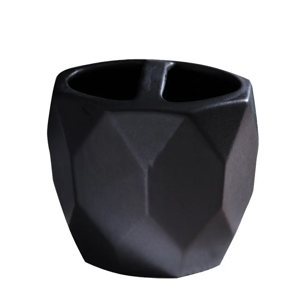 

Holder Bathroom Single Toothbrush Black Holders Washstand Toothbrushes Toothpaste Cup